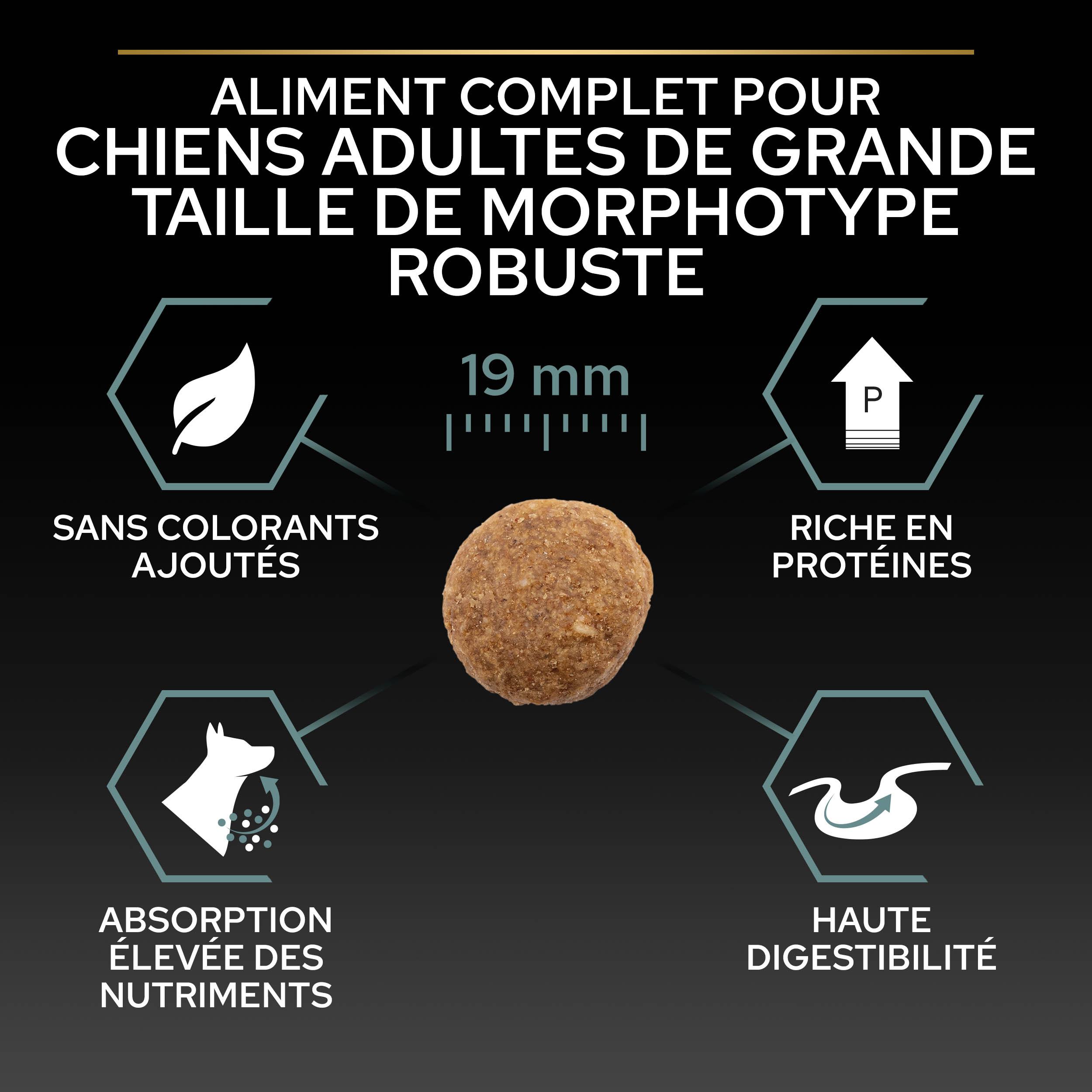 PRO PLAN Chien Large Adult Robust Sensitive Digestion Agneau 14KG