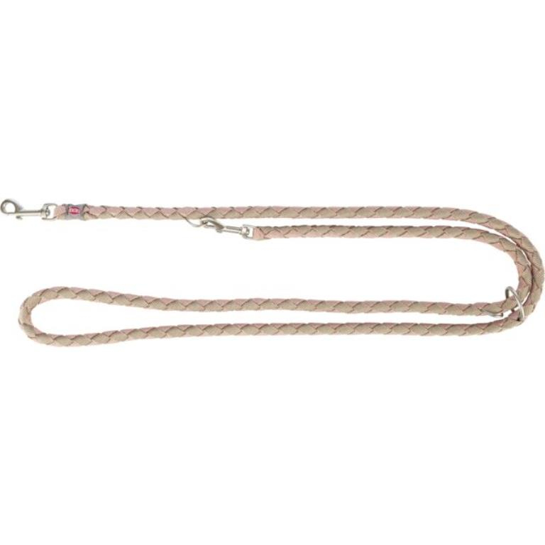 Cavo laisse réglable, L–XL: 2,00 m/ø 18 mm, blush/sable