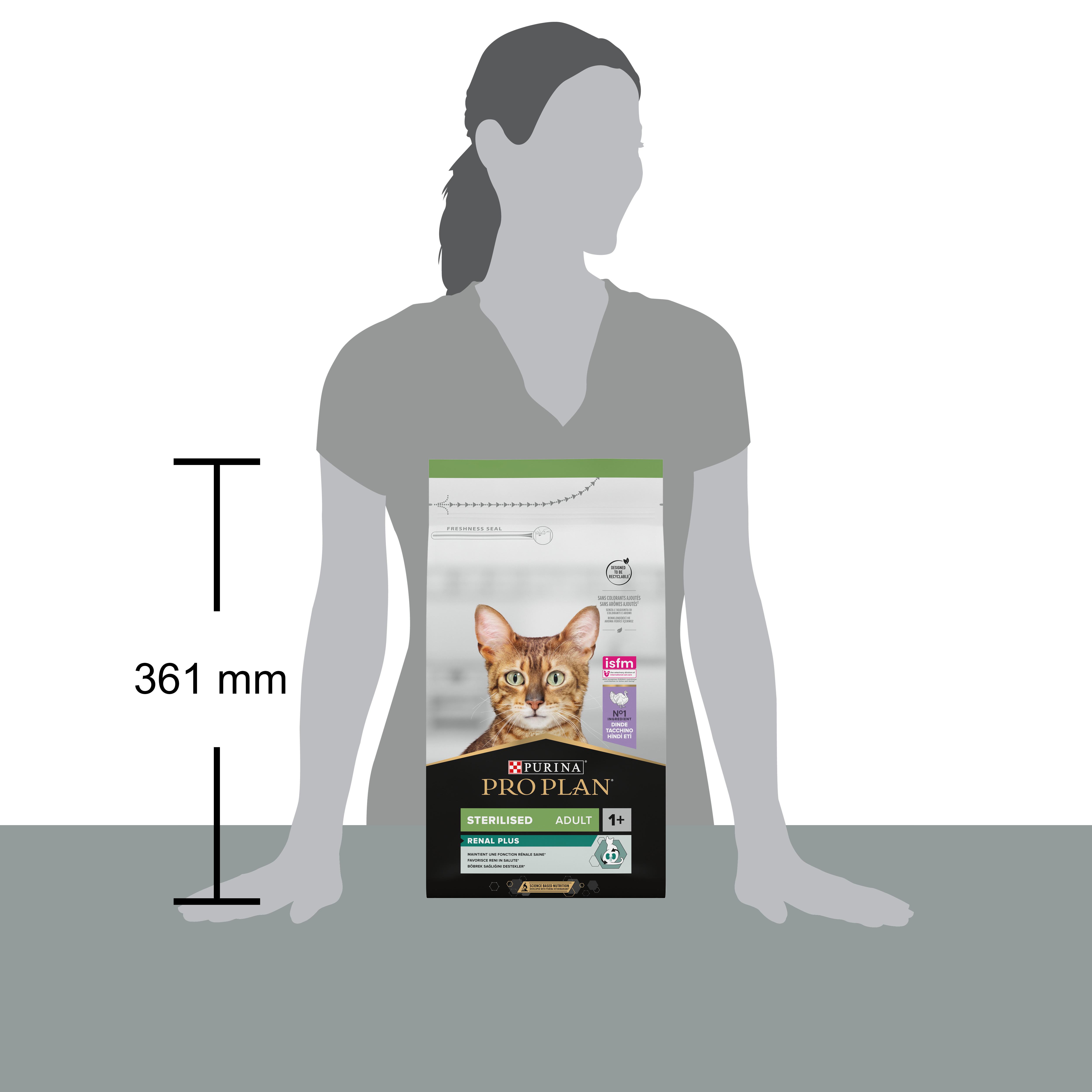 Pro Plan Sterilised Adult RENAL PLUS Dinde 1,5kg