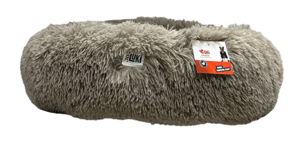 PANIER ROND NIRVANA TAUPE 55 X 14 CM