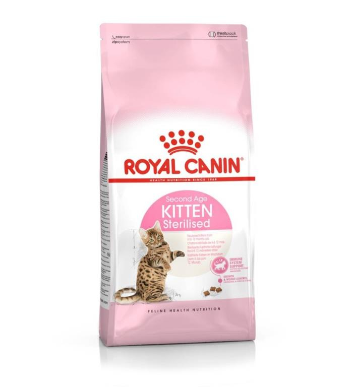 ROYAL CANIN KITTEN STERILISED POUR CHATON STERILISE 6 A 12 MOIS 2KG