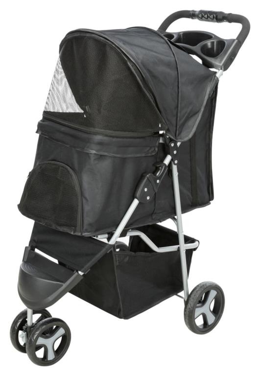 Poussette, 47 × 100 × 80 cm, 4,6 kg, noir