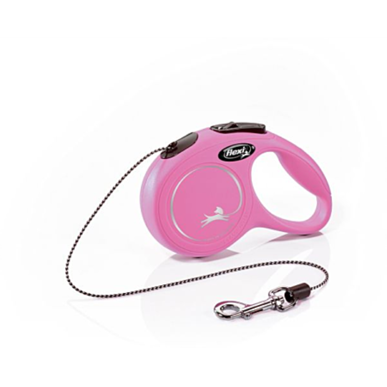 FLEXI CHAT CORDON ROSE XS 3M 