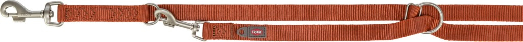 Premium laisse réglable, L–XL: 2,00 m/25 mm, rouille