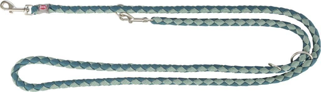 Cavo laisse réglable, S–M: 2,00 m/ø 12 mm, pétrole/sauge