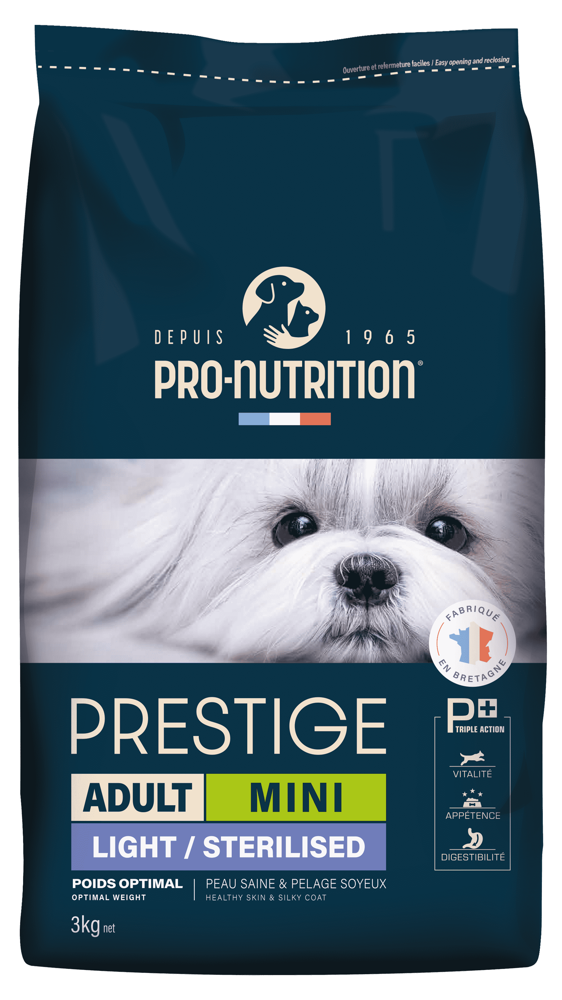 PRESTIGE CHIEN ADULT MINI LIGHT/STERILISED 3KG