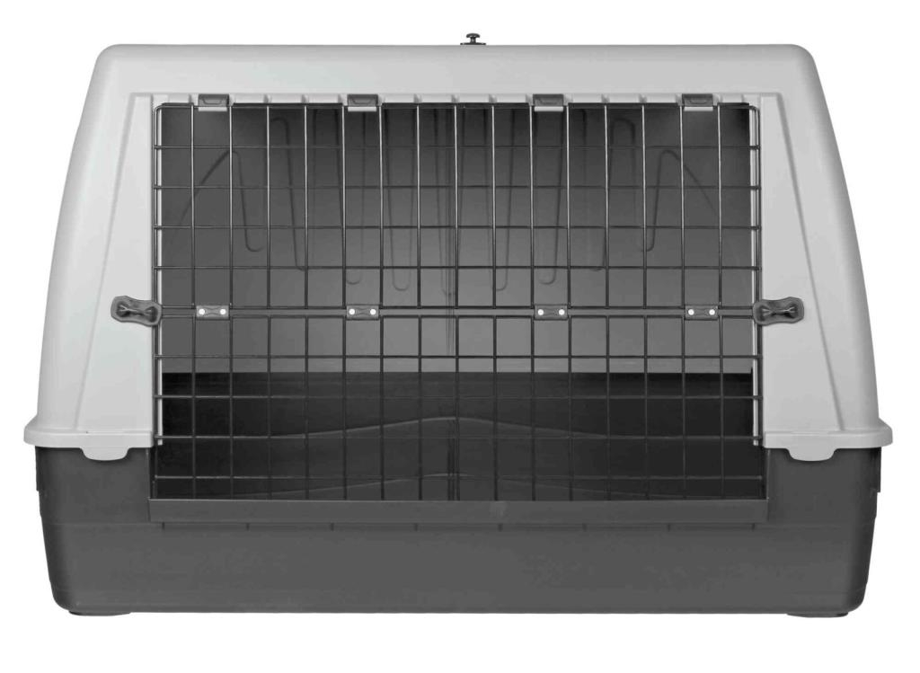 Box de transport Journey, M–L: 100 × 65 × 60 cm, noir/gris