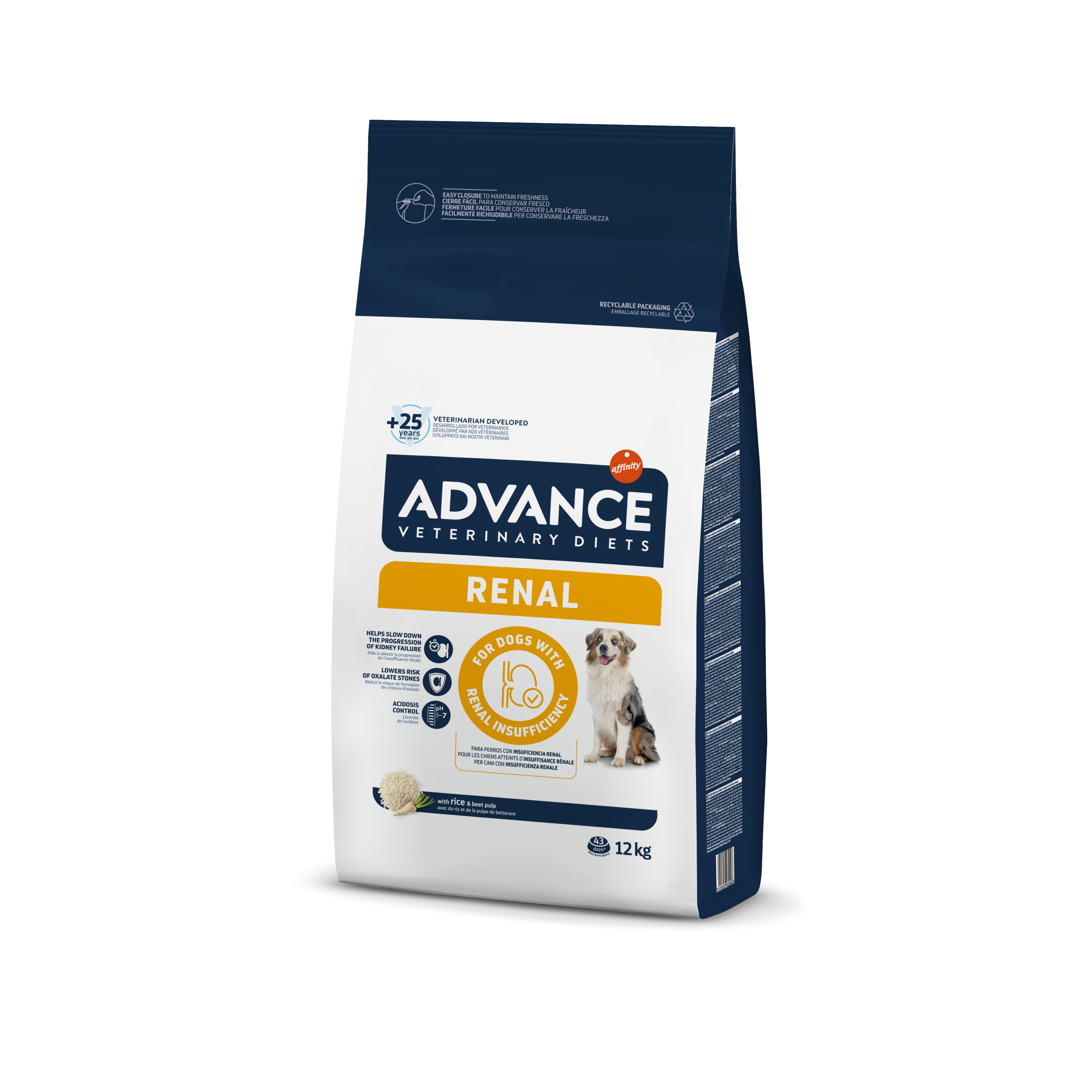 ADVANCE VETERINAIRE CHIEN RENAL FAILURE 12Kg
