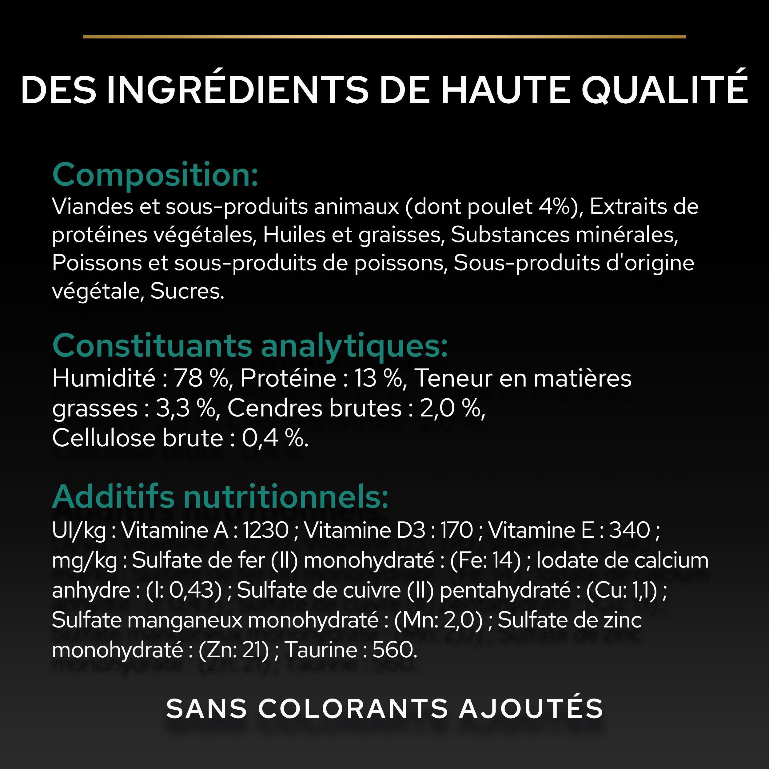 PRO PLAN Adult STERILISED MAINTENANCE Poulet Sauce 10x85g