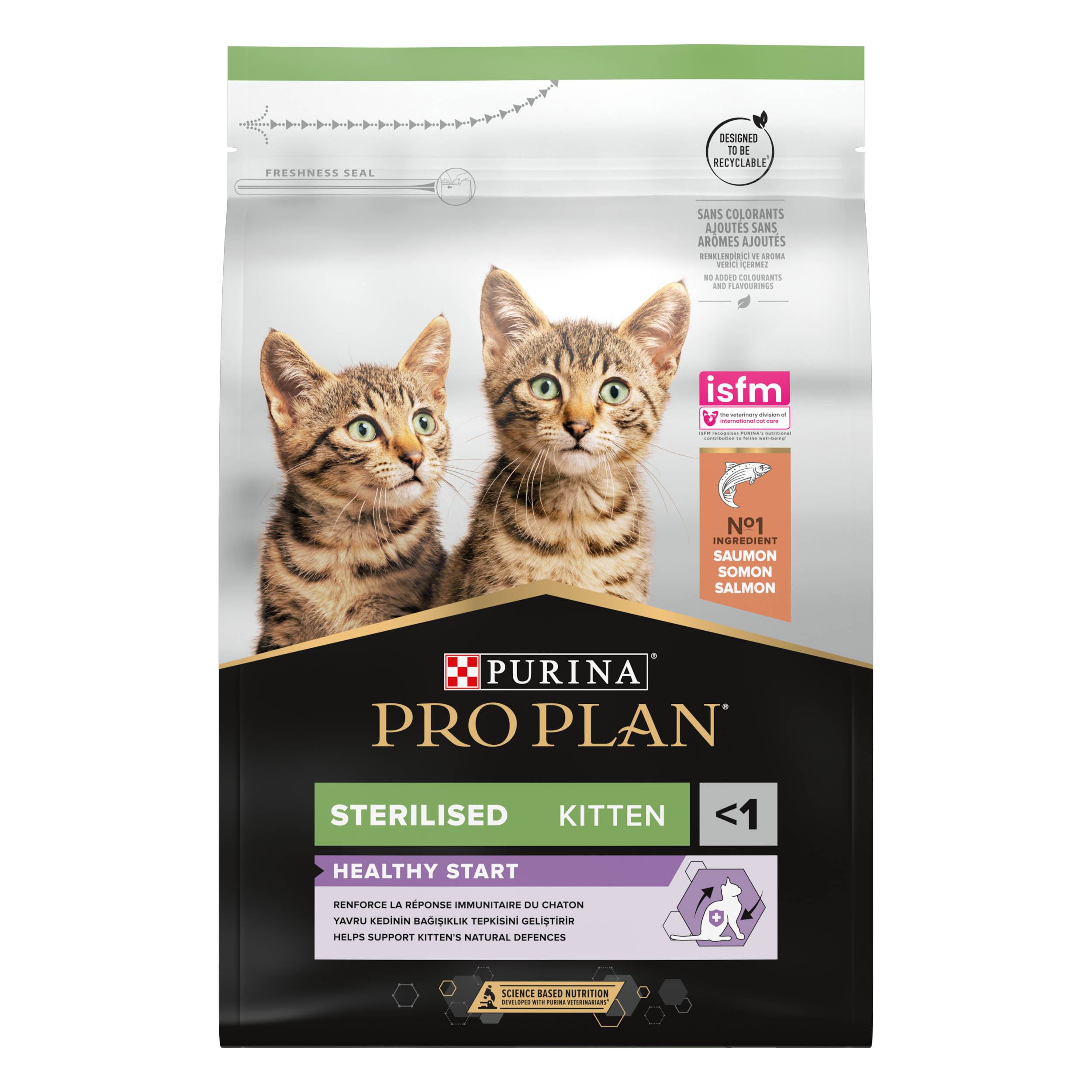 PRO PLAN Sterilised Kitten HEALTHY START Saumon 3kg