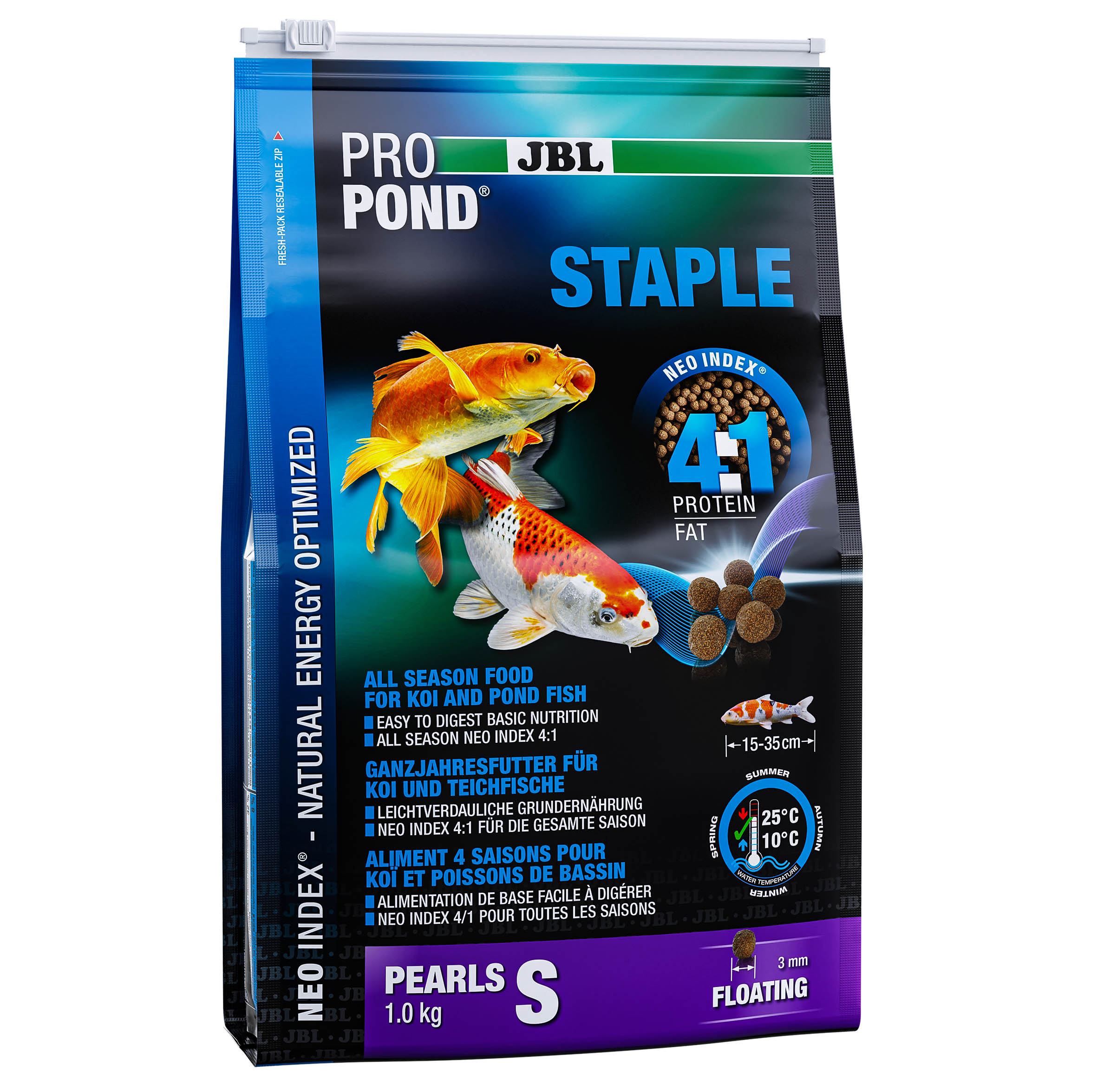 JBL PROPOND STAPLE S 1 Kg - Granulés pour carpes Koï