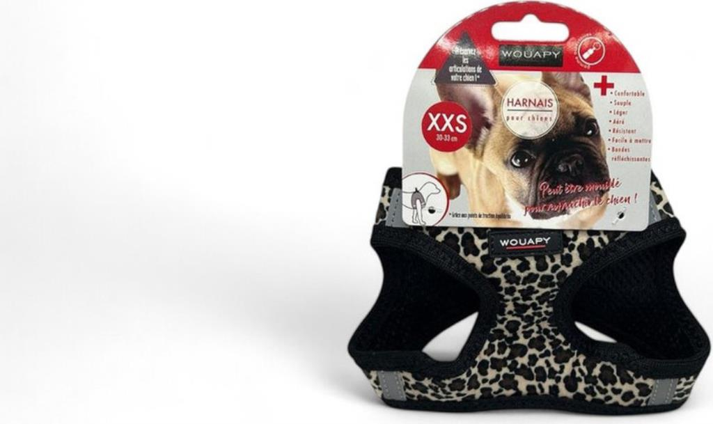 HARNAIS SOFT TXXS 10 * 30/33 CM LEOPARD