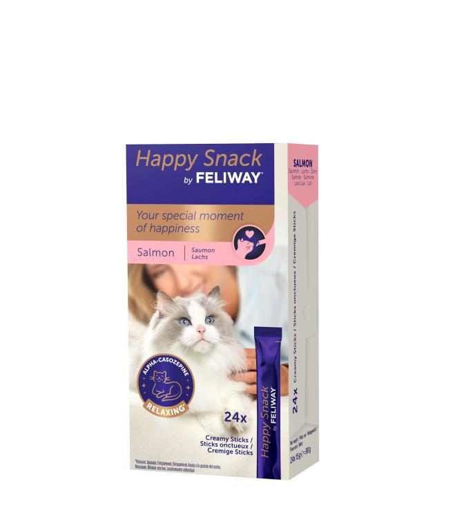 Feliway Happy Snack au Saumon Boîte de 6