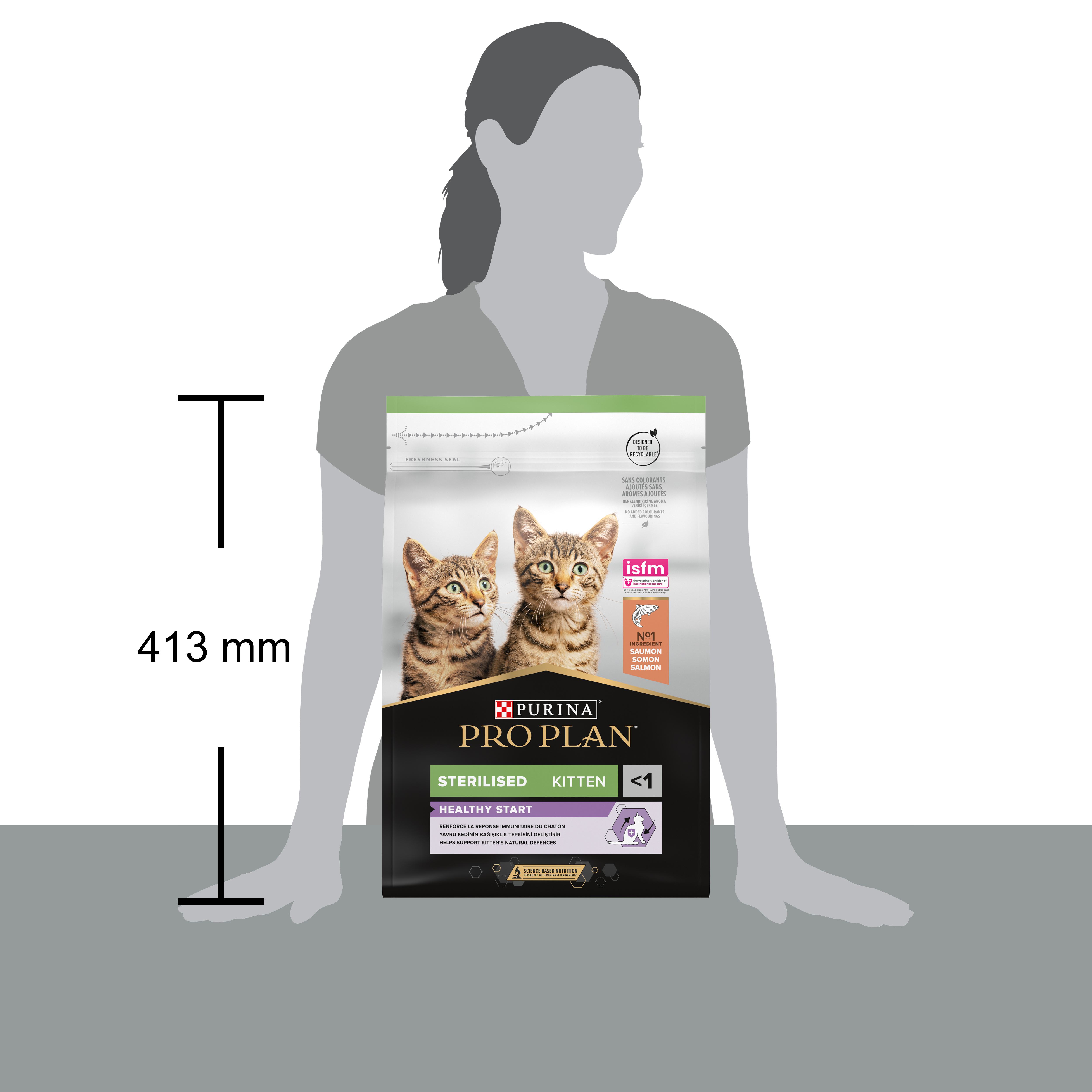 PRO PLAN Sterilised Kitten HEALTHY START Saumon 3kg