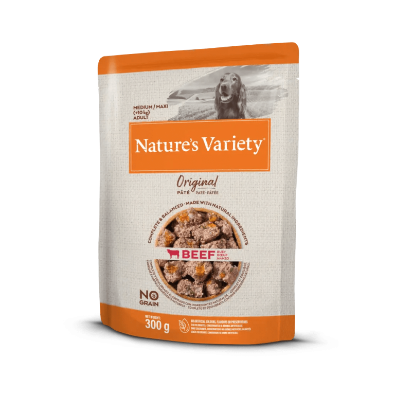 NATURE'S VARIETY chien Pochon Original medmax boeuf 300g