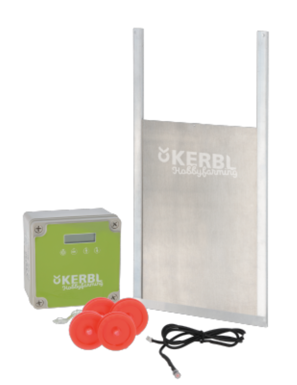 Kit complet porte poulailler automatique, 30X40cm, taille M