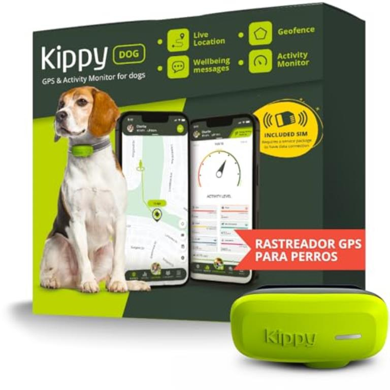 Collier GPS/Activité pour CHIEN KIPPY