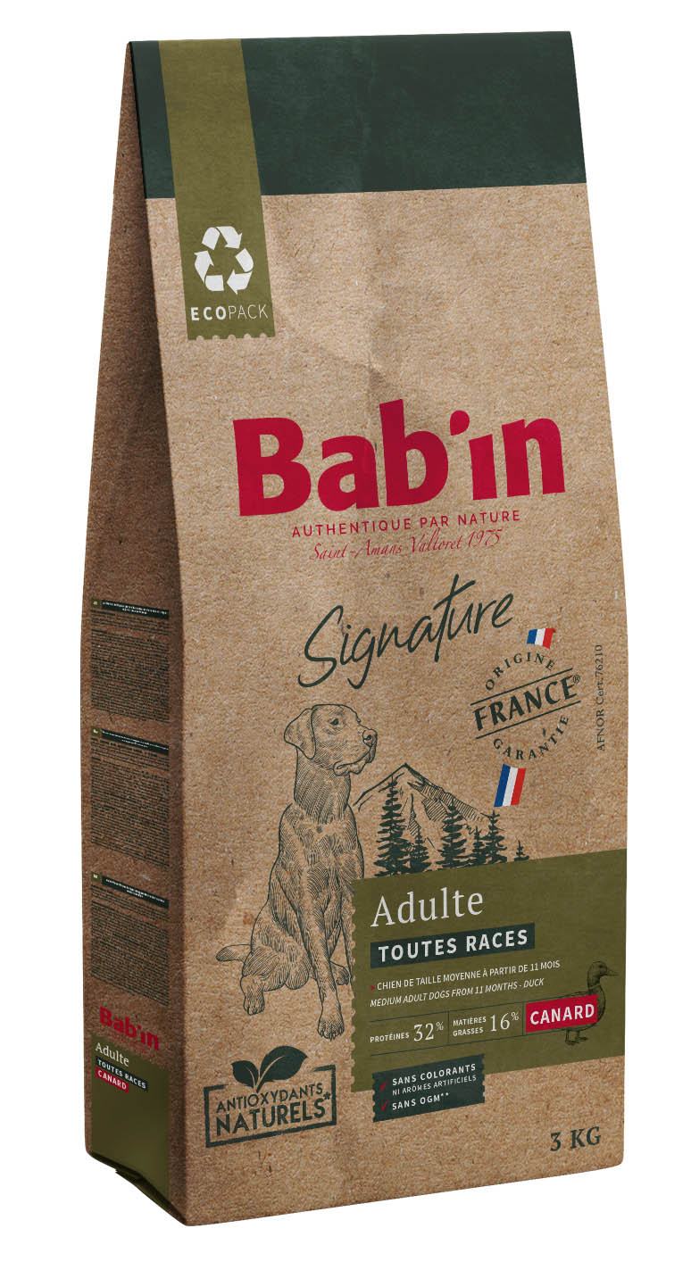 BAB'IN SIGNATURE ADULTE CANARD toute race 3 KG