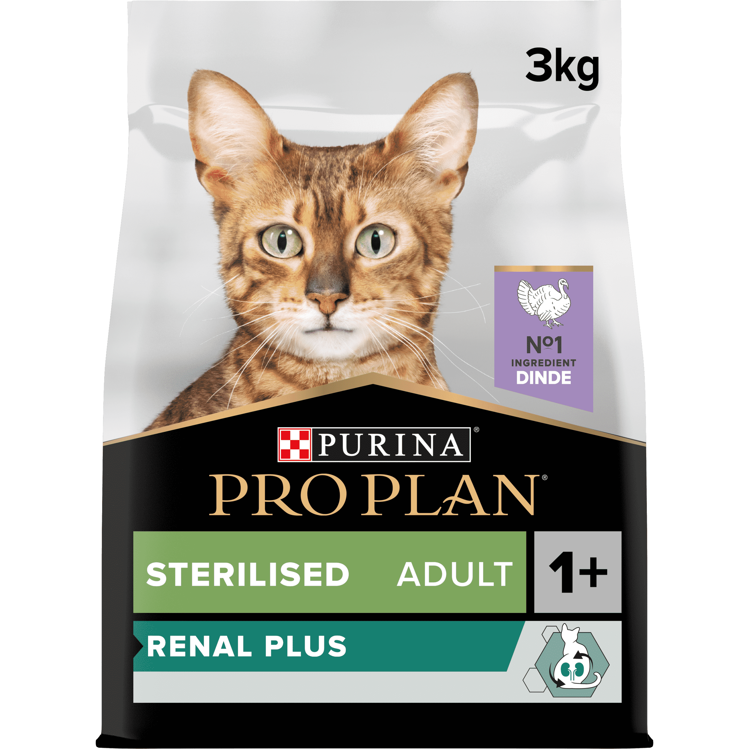 Pro Plan Sterilised Adult RENAL PLUS Dinde 3kg