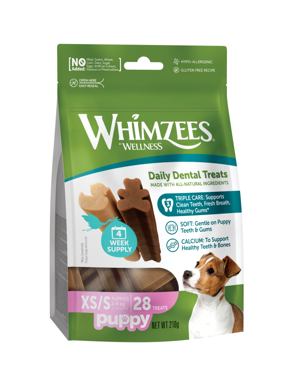 WHIMZEE Snack Chiot XS/S 28 friandises