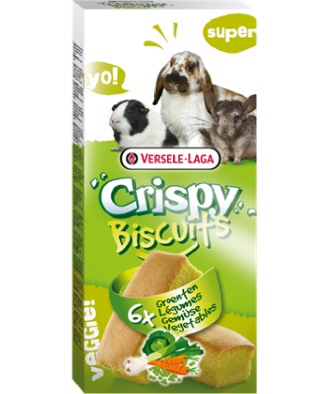 Crispy Biscuits Légumes  6 pièces 70g