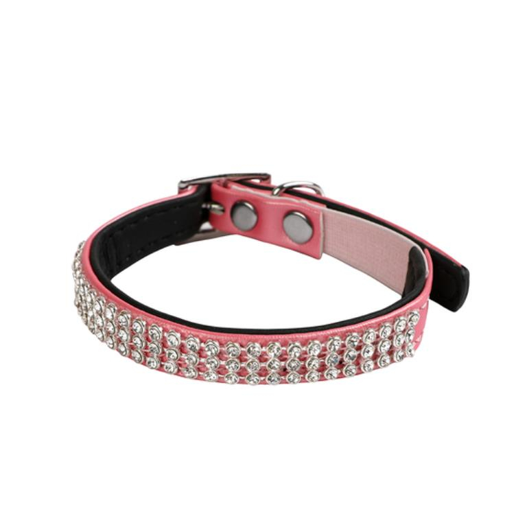 Wouapy COLLIER CHAT DIAMS ROSE