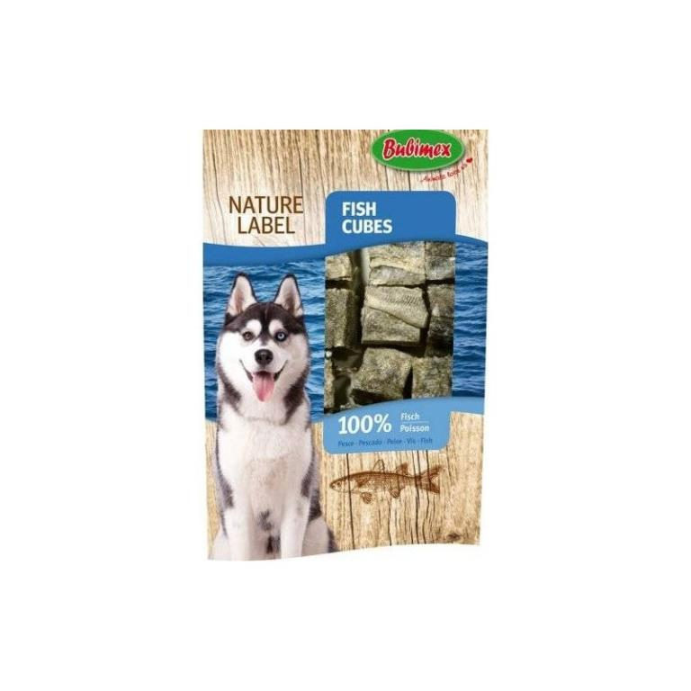 Friandises pour chien Fish Cubes 75g - Peau de cabillaud BUBIMEX