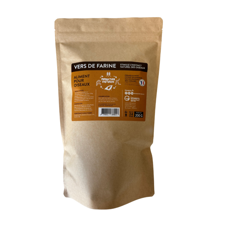 VERS DE FARINE DESHYDRATES 200G