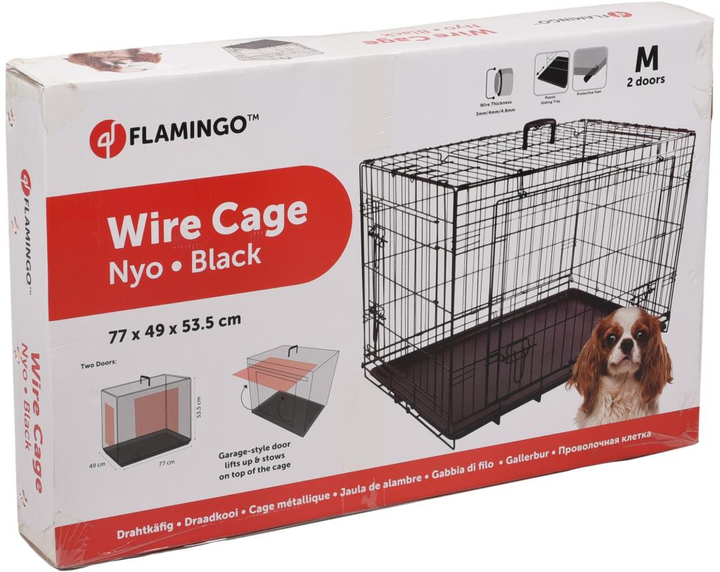 CAGE METALLIQUE NYO NOIR M 