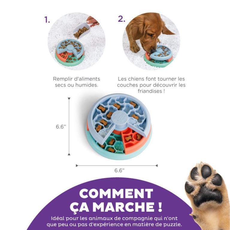 Outward Hound - Jeu de Réflexion Puppy Lickin' Layers