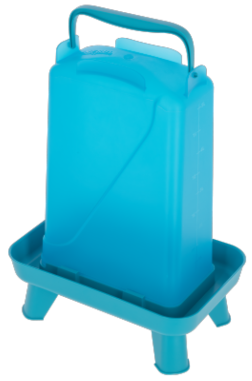 Abreuvoir pour volaille 5,5 L rectangulaire en plastique