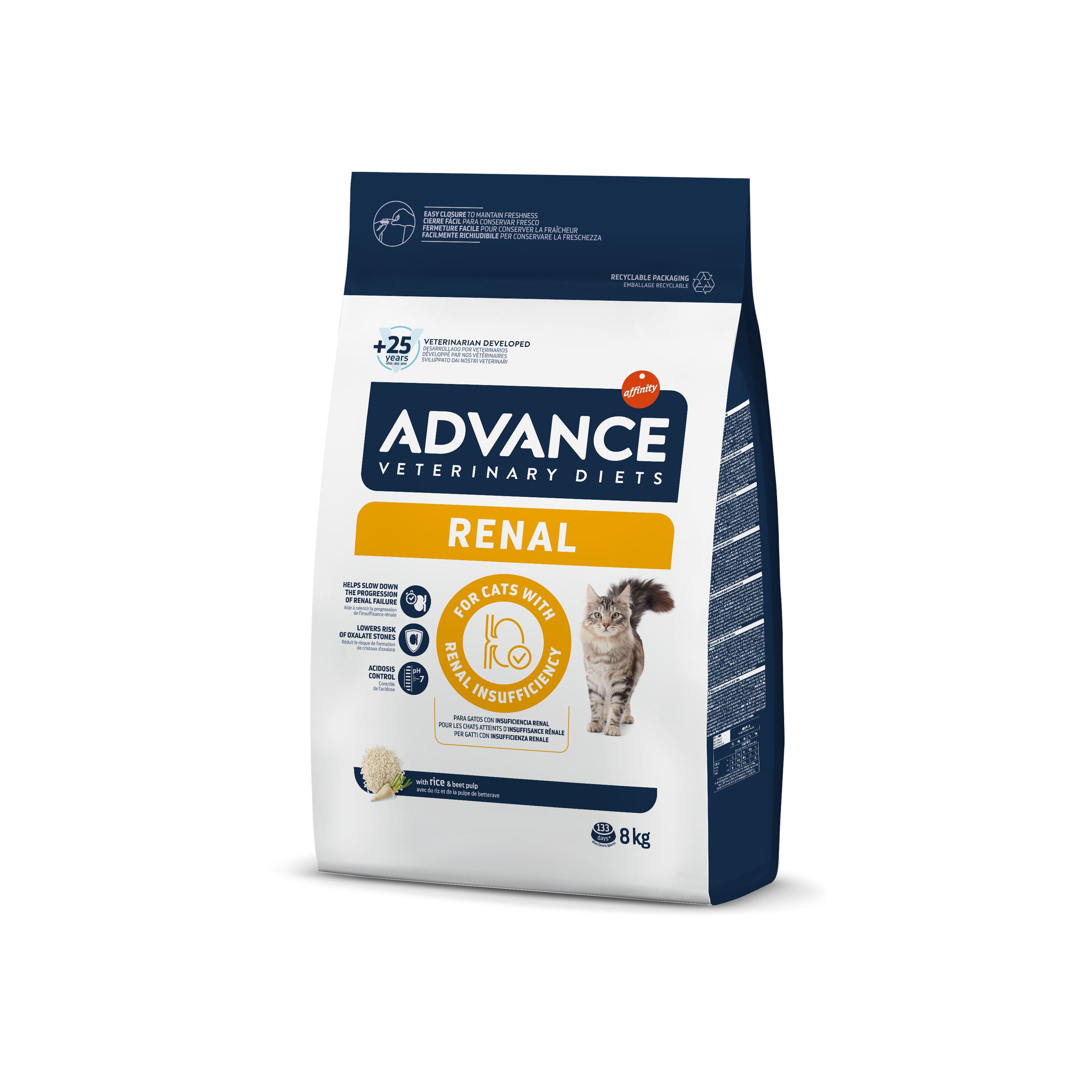 ADVANCE VETERINAIRE CHAT RENAL 8Kg