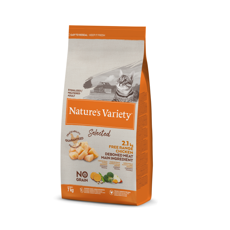 NATURE'S VARIETY chat Selected stérilisé poulet 7kg