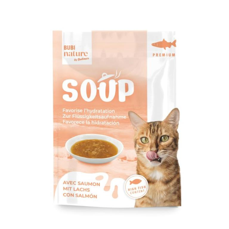 Soupe pour chat au saumon, 50g