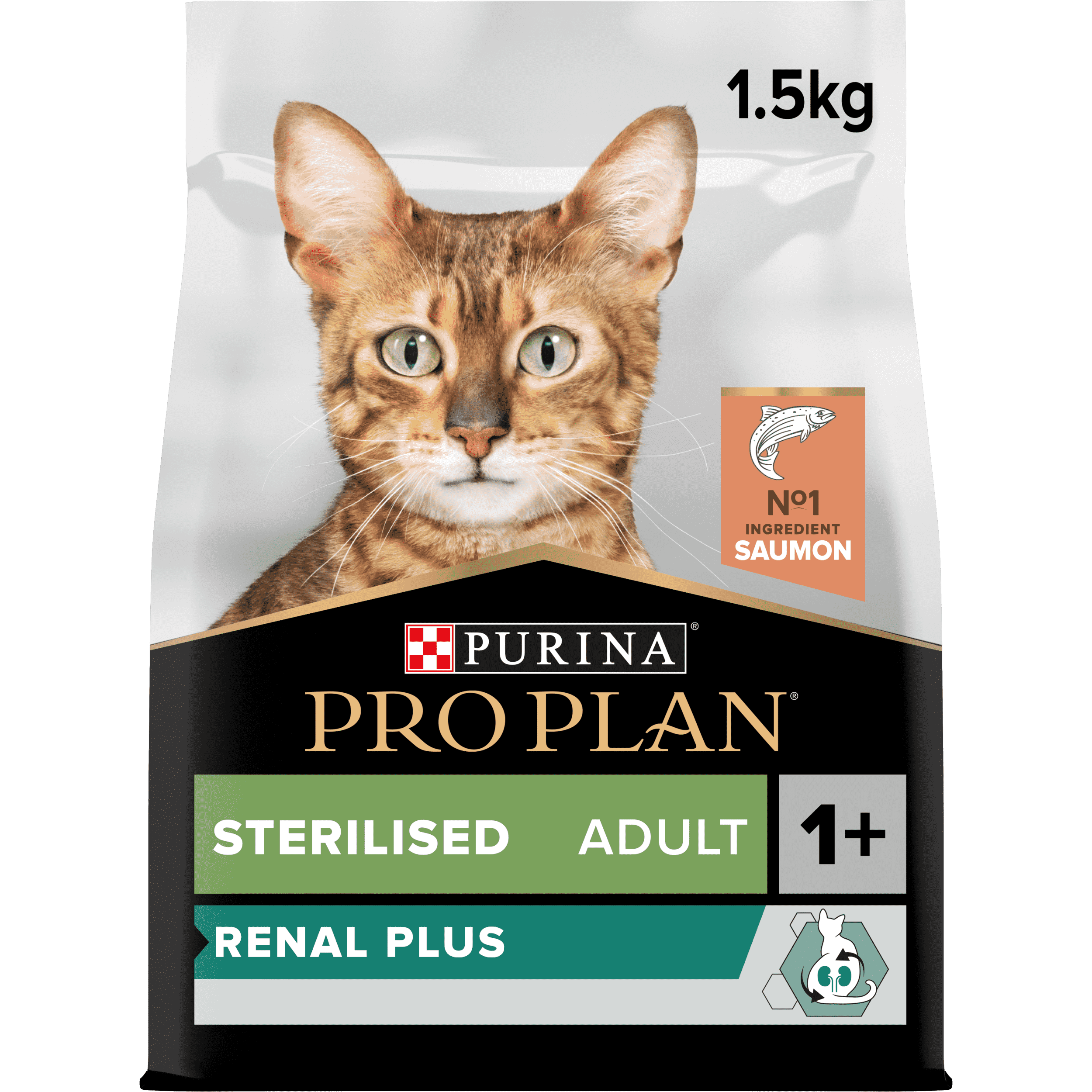 Pro Plan Sterilised Adult RENAL PLUS Saumon 1,5kg