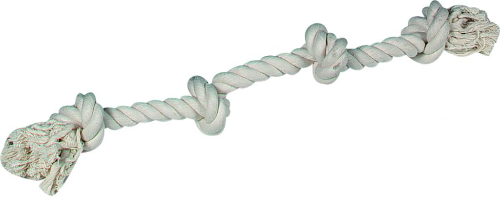 CORDE 4 NOEUDS BLANC 60CM