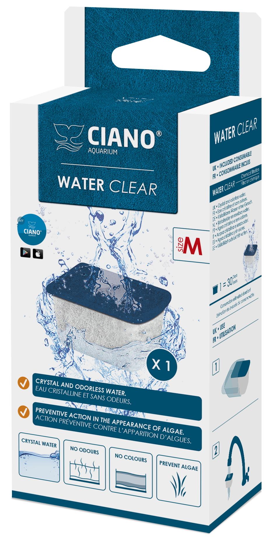 CARTOUCHE WATERCLEAR TAILLE M X1