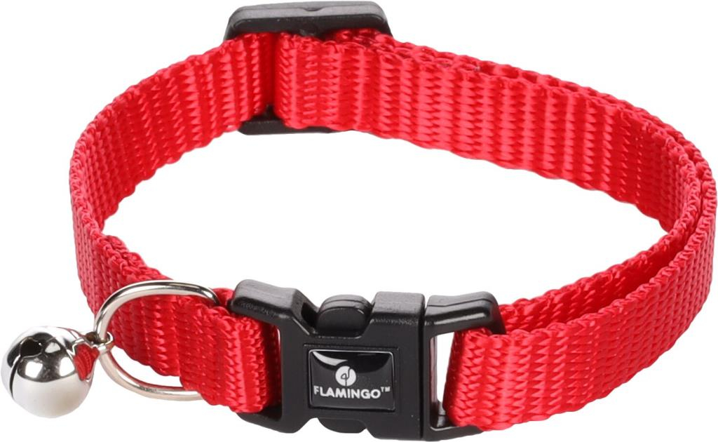 CHAT COLLIER ZIGGI ROUGE 20-35cm x 10mm x 1mm