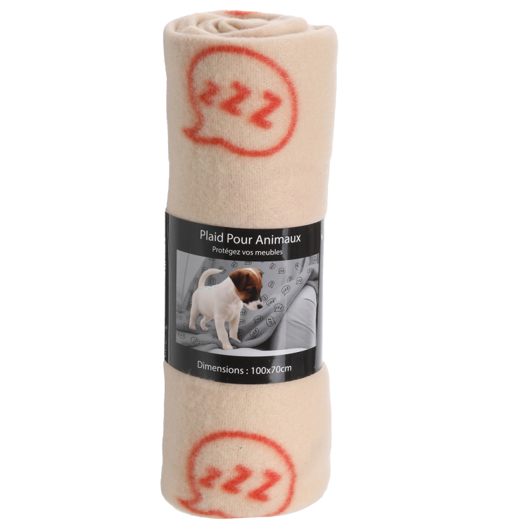 PLAID CREME POUR CHIEN