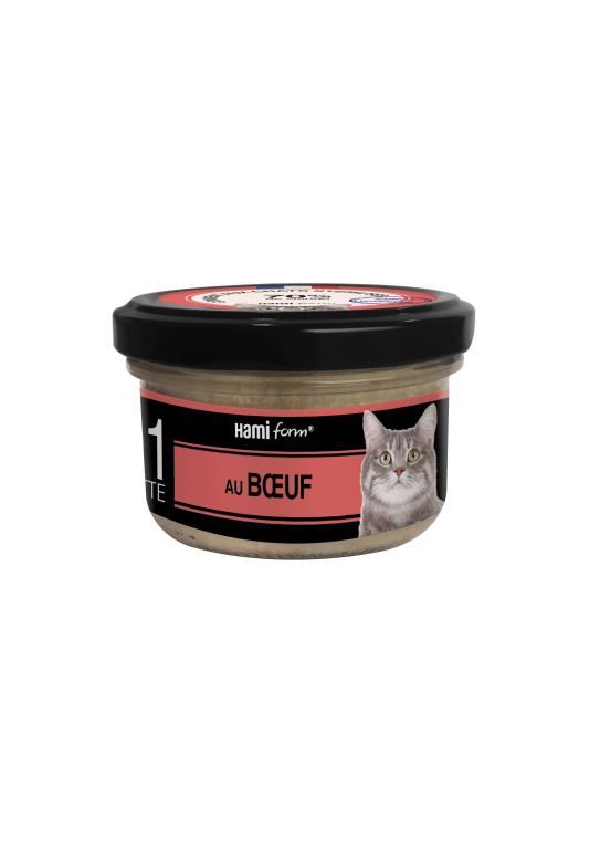 cuisiné pour chat recette n°1 Bœuf 80grammes