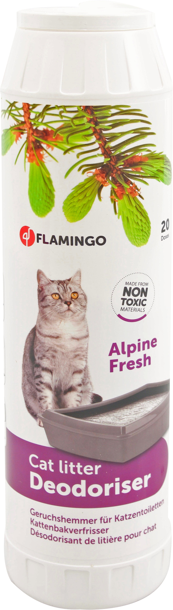 Désodorisant de litière pour chat Alpine Blanc