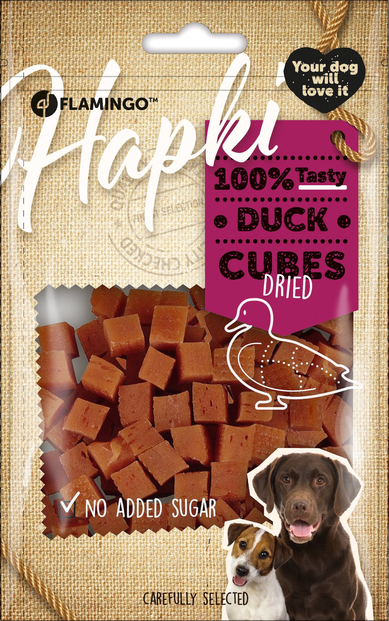 Friandises Hapki Petits blocs avec canard