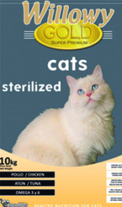 WILLOWY GOLD CHAT STERILISED 10KG