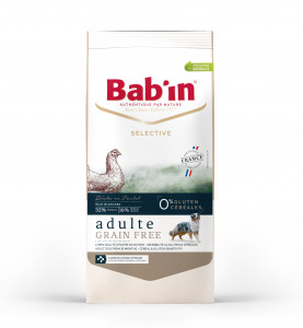 BAB'IN SELECTIVE GRAIN FREE POULET 3 KG