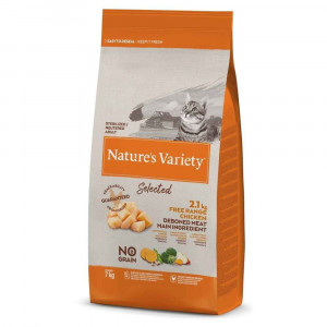 NATURE'S VARIETY CHAT SELECTED STERILISE POULET 7 KG